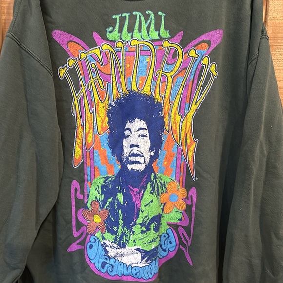 Urban Outfitters oversized Jimi Hendrix sweatshirt - Picture 2 of 4